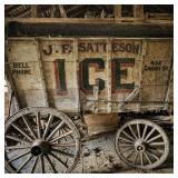 Original Two Horse Ice Wagon