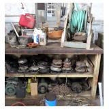 Contents of Work Bench (On Top and Under)