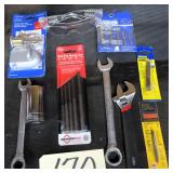 1 1/4" Socket, Wrenches, Punch Set, Lock,