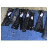 Fifteen (15) Blades, Belt, Parts