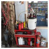 Tool Box, Chemicals, Drill Bits, Socket Set