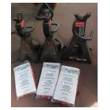 (3) Gloves and (4) Jack Stands