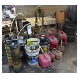 Gas Cans and Creeper