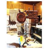 Tractor Weather Vane, Copper