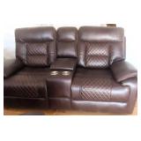 Love Seat with Drink Holders, NEW, UNUSED