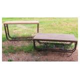 Sofa Table and Coffee Table Set with Big Wheels!