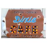 DIXIE Cafe, Lighted Metal Sign 46"x30"