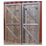 (2) 96"x40" Barn Doors