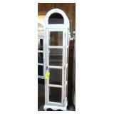 Dome Top Display Cabinet, Wood, 16"x15"x75.5"