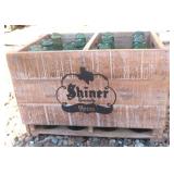 Shiner Beer Box with Bottles with Marble