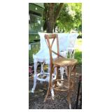 (4) Four Parisian Cafe Counter Stools