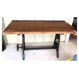Industrial Tilt Top Dining/Draftsman Table