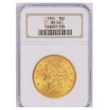1904 Liberty Gold Double Eagle NGC MS-62