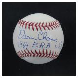 Dean Chance Signed OMLB, 1964 ERA 1.65, CY