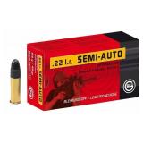 (250) Cartridges: GECO 22LR 40 gr Lead Round Nose