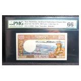 1977 100 Francs New Hebrides Institut d