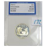 Silver Wisconsin Quarter