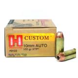 Twenty (20) 10mm Hornady 155gr XTP Hollow Point