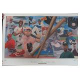 Nabisco Baseball Print 1991 Then And Now 23ï¿½ X 35ï¿½