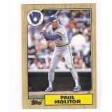 Thirty (30) 1987 Topps Paul Molitor #741