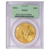 PCGS Guide $2850: 1904 Liberty Gold $20 OGH