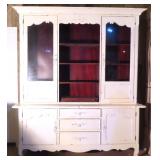 White French Country Style China Cabinet