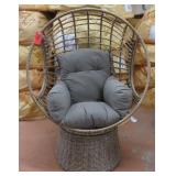 Swivel Egg Chair, 60"x44"