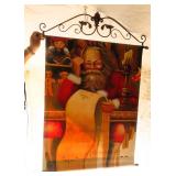 Santa Art with metal work