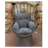 Swivel Egg Chair, 60"x44"