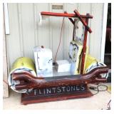 Vintage Flintstones Kiddie Ride, It Works!
