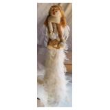 Four (4) Feather Angels  (18"h)