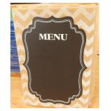 24"x16" Fabric Menu Board