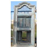 98.5"x47" Blue Window with Bars and Doors