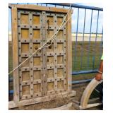 51"x76" Very Fine Door with Metal Hardware/Accents
