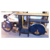 Indian Motorcycle Wine Bar, 86"x22"x40"