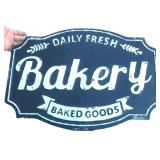 Metal Bakery Sign, 24"x16"
