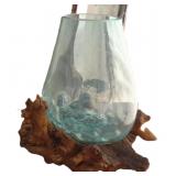 17"x16" Tree Root Vase