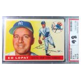 1955 Topps Baseball ED LOPAT PSA 5.5