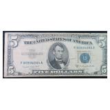 1953 B $5 Silver Certficate