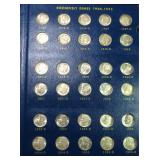 Roosevelt Dime Part Near Complete Album, 1946-