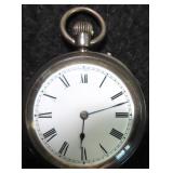 Sterling Silver Case Antique Pocket Watch