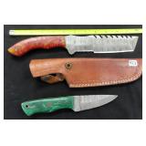 TWO (2) Knives incl. Damascus