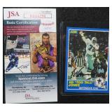 Ed 'Too Tall' Jones Signed Football Card with JSA