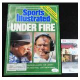 Tom Landry and Chuck Knoll Signed SI with JSA COA