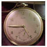 Vintage Elgin Pocket Watch with Box. Bezel and