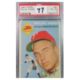 1954 Topps Baseball Willie Jones PSA 4