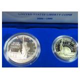 1986 Liberty Coin Set with Silver Liberty Dollar
