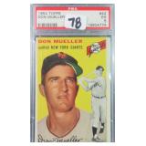 1954 Topps Baseball Don Mueller PSA 5