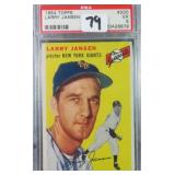 1954 Topps Baseball Larry Jansen PSA 5