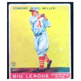 1933 Goudey #59 Bing Miller Philadelphia A's